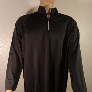 ZENGJO 1/4 ZIP PULL OVER - XXL - BLACK